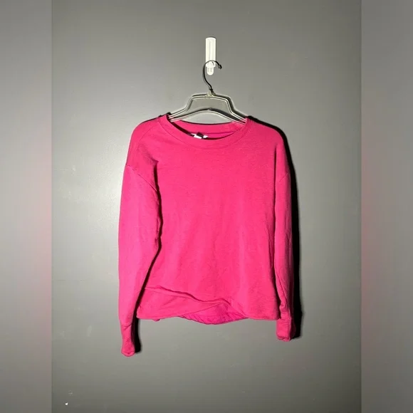 Athleta Solitude Sweatshirt in Tulip Pino Heather Size Medium - Picture 2 of 6
